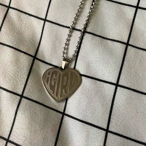 Y2K IGIRL NECKLACE - silver - brand new